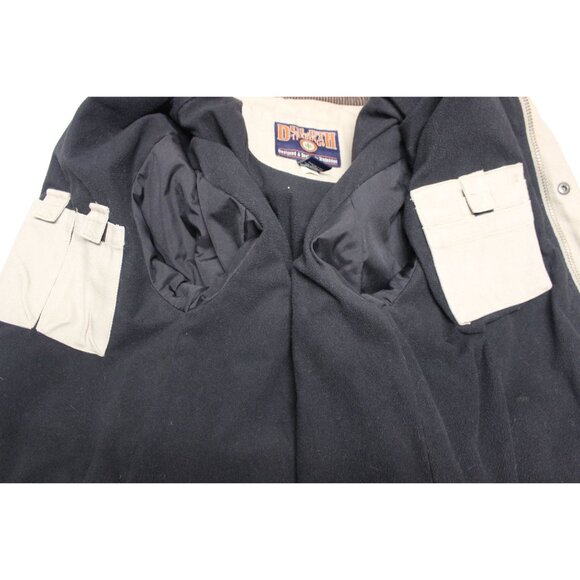 Duluth Trading men's duck canvas fleece lined long chore utility coat M - Picture 6 of 16